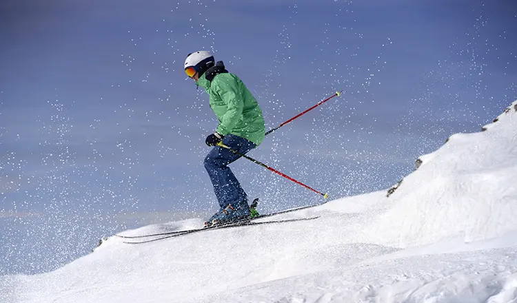 Powder ski in Hakuba