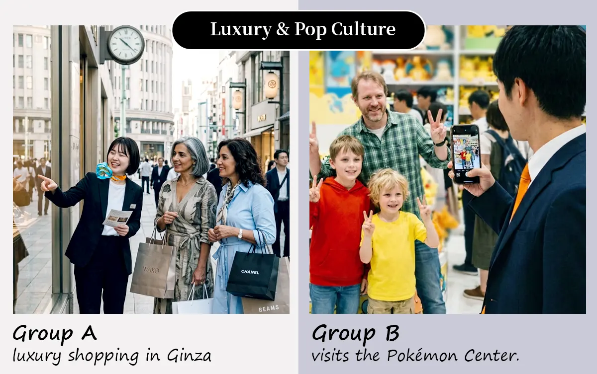 Ginza Luxury vs. Pokémon Adventure