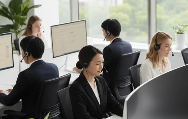 English-speaking operators are available