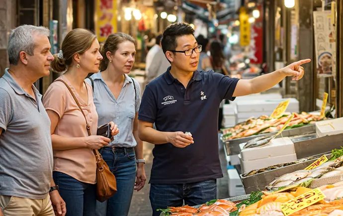 Toyosu & Tsukiji Fishmarket Uncovered Tour with Expert