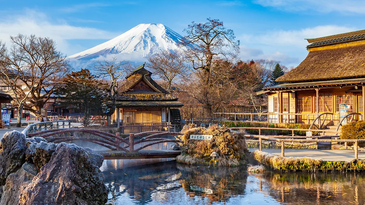 Mount Fuji view from Oshino Hakkai