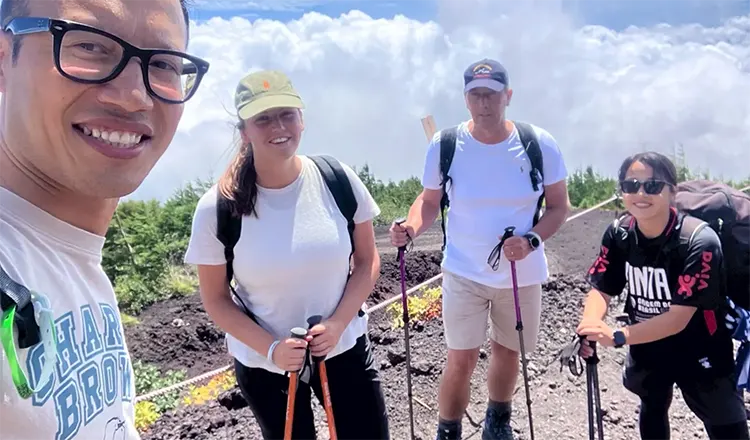 Climbing Mt. Fuji with two planners