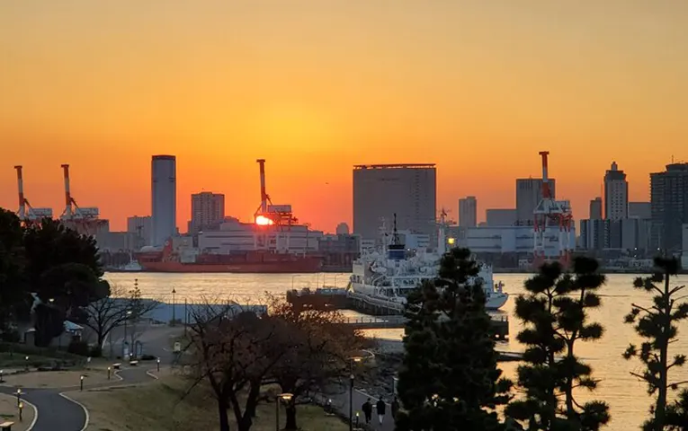 Sunset in Tokyo