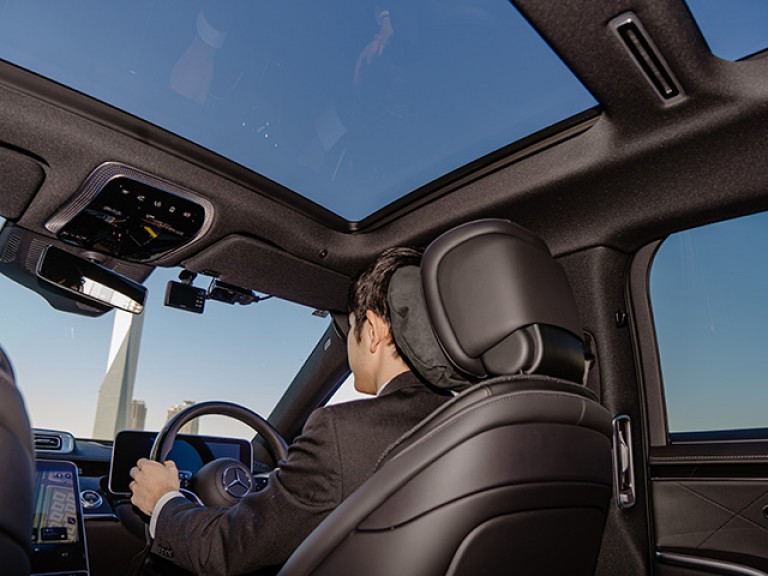 The interior of the Mercedes Benz S580 4Matic Long