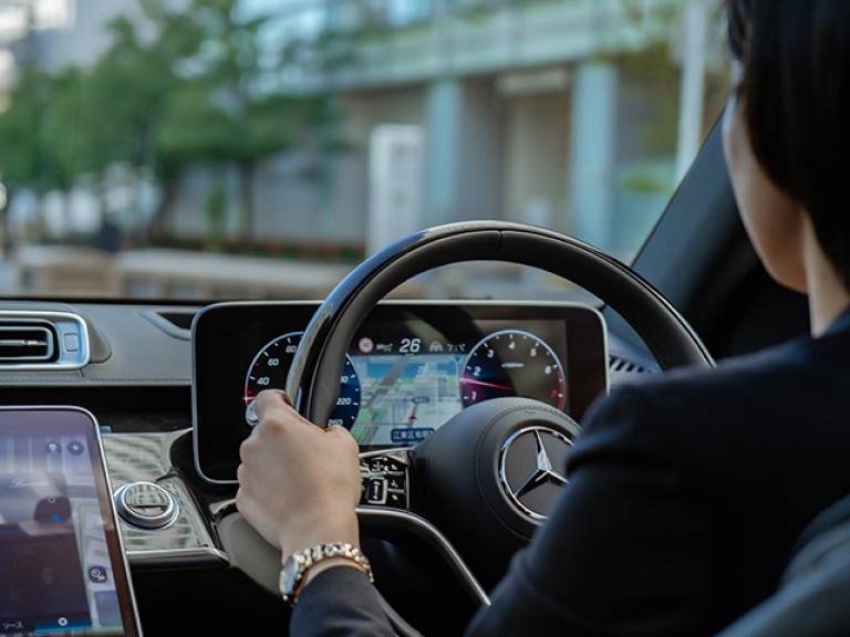 The interior of the Mercedes Benz S580 4Matic Long