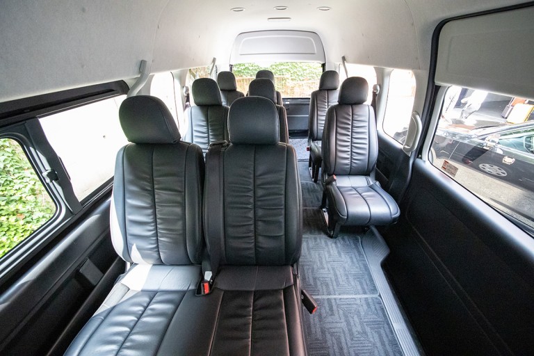 Inside of Hiace